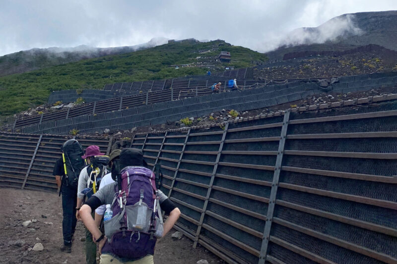 富士山6合目通過地点