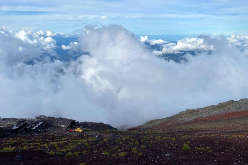 富士山からの景色